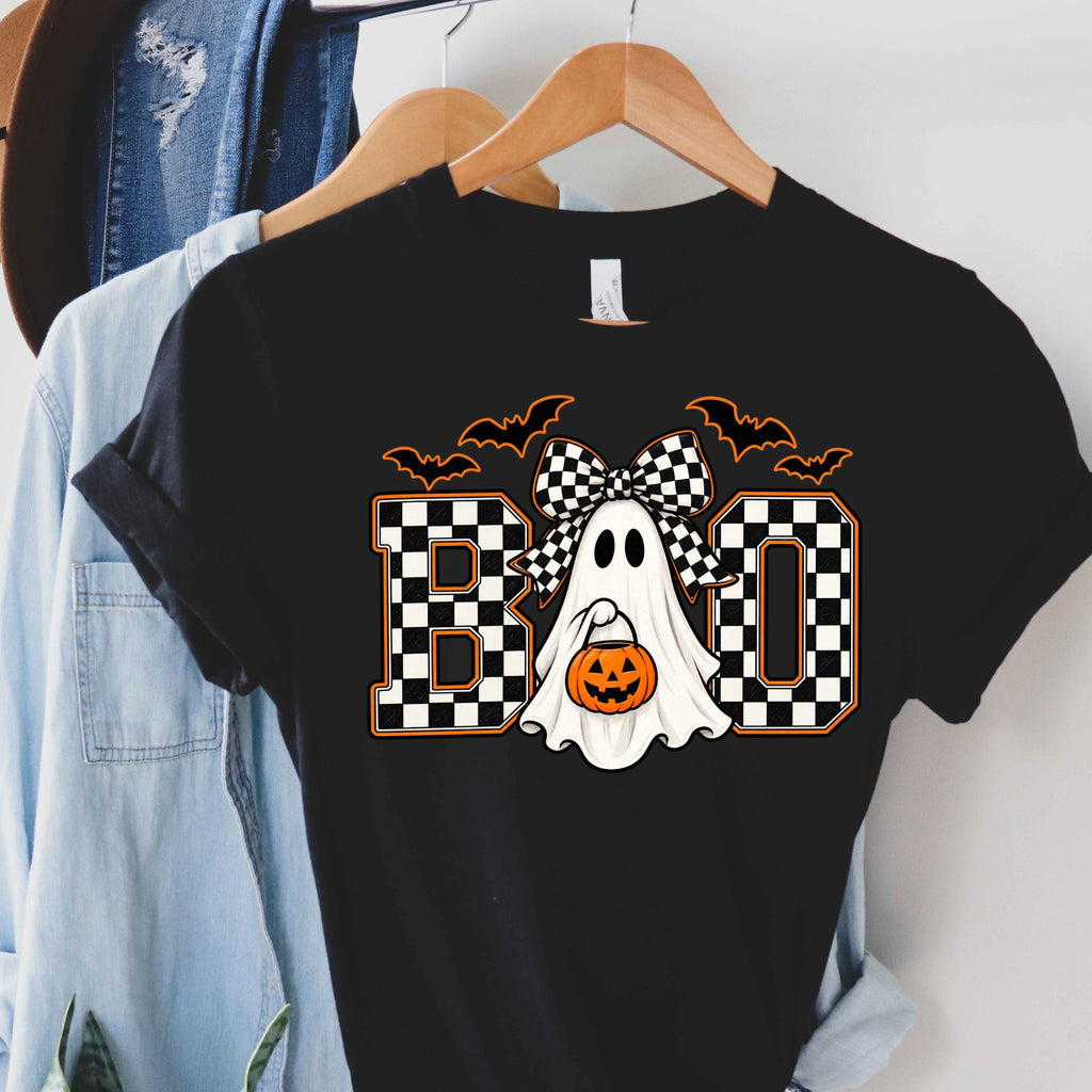 Boo Ghost Halloween Ladies' T-Shirt