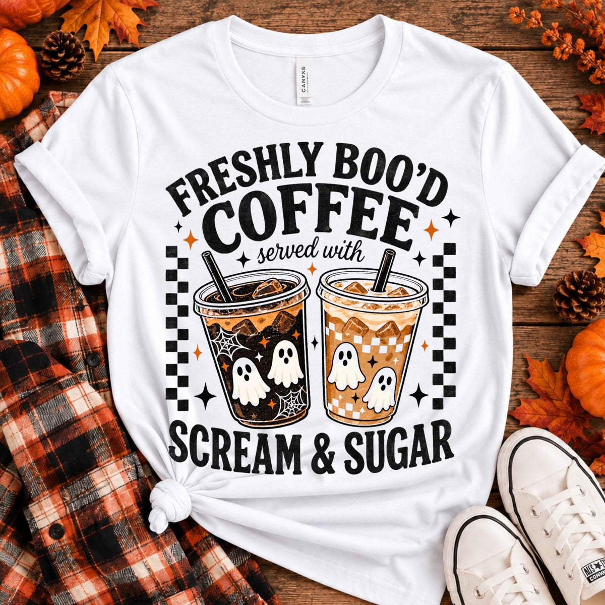 Freshly Boo’d Coffee Ladies’ T-Shirt