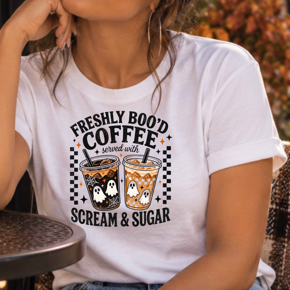 Freshly Boo’d Coffee Ladies’ T-Shirt