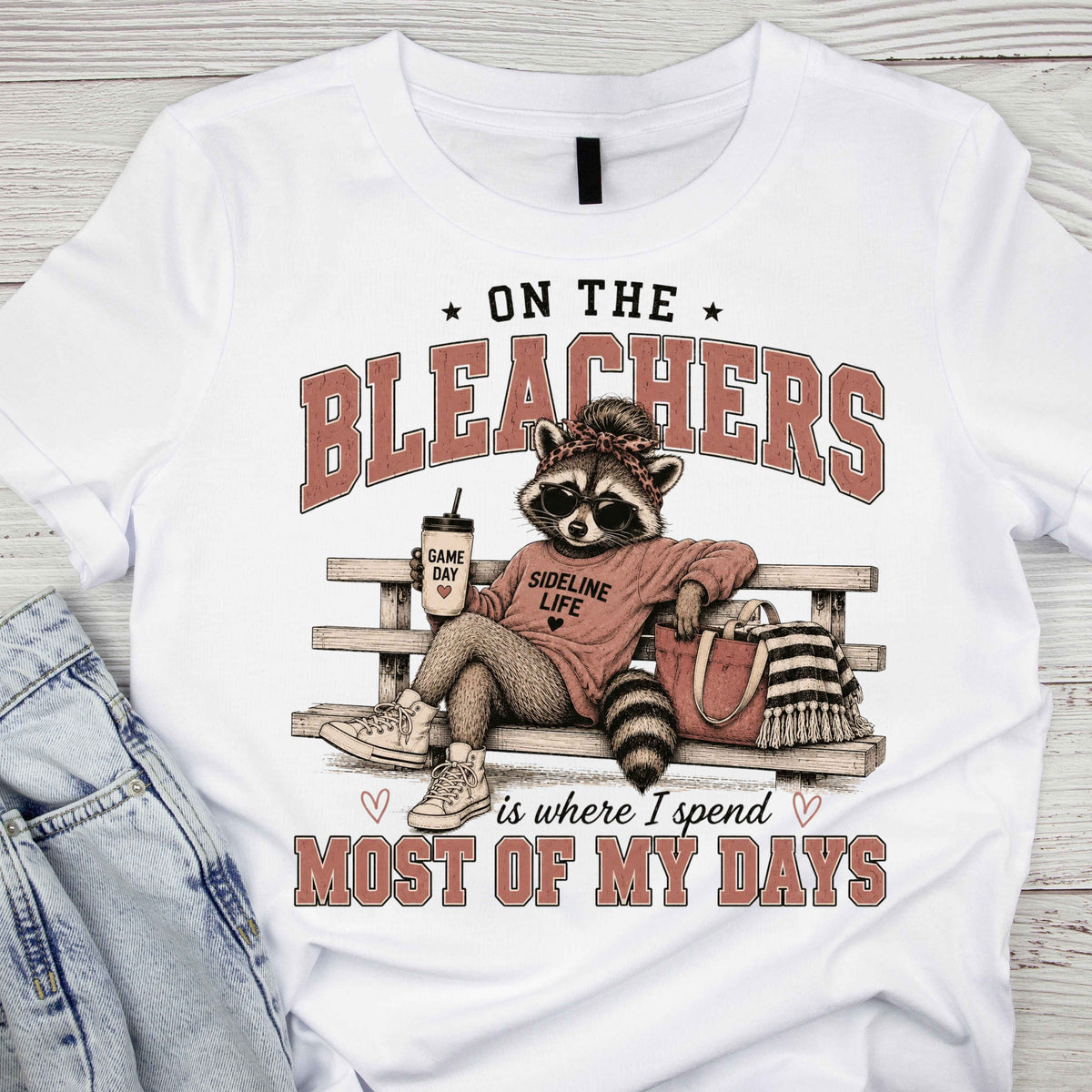 On the Bleachers Ladies' T-Shirt