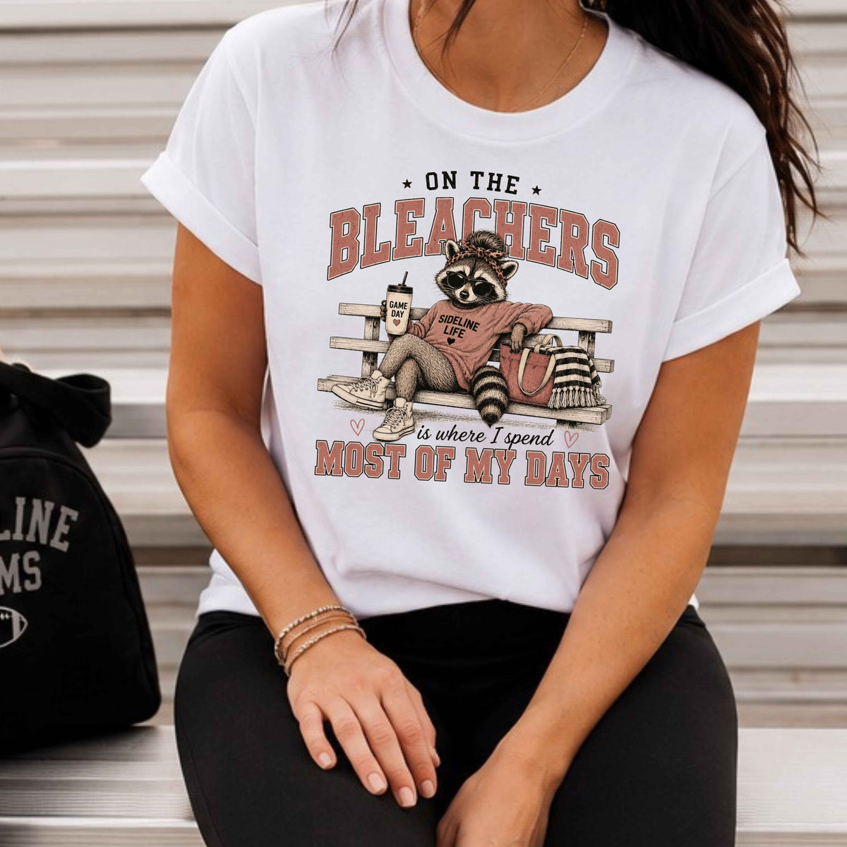 On the Bleachers Ladies' T-Shirt