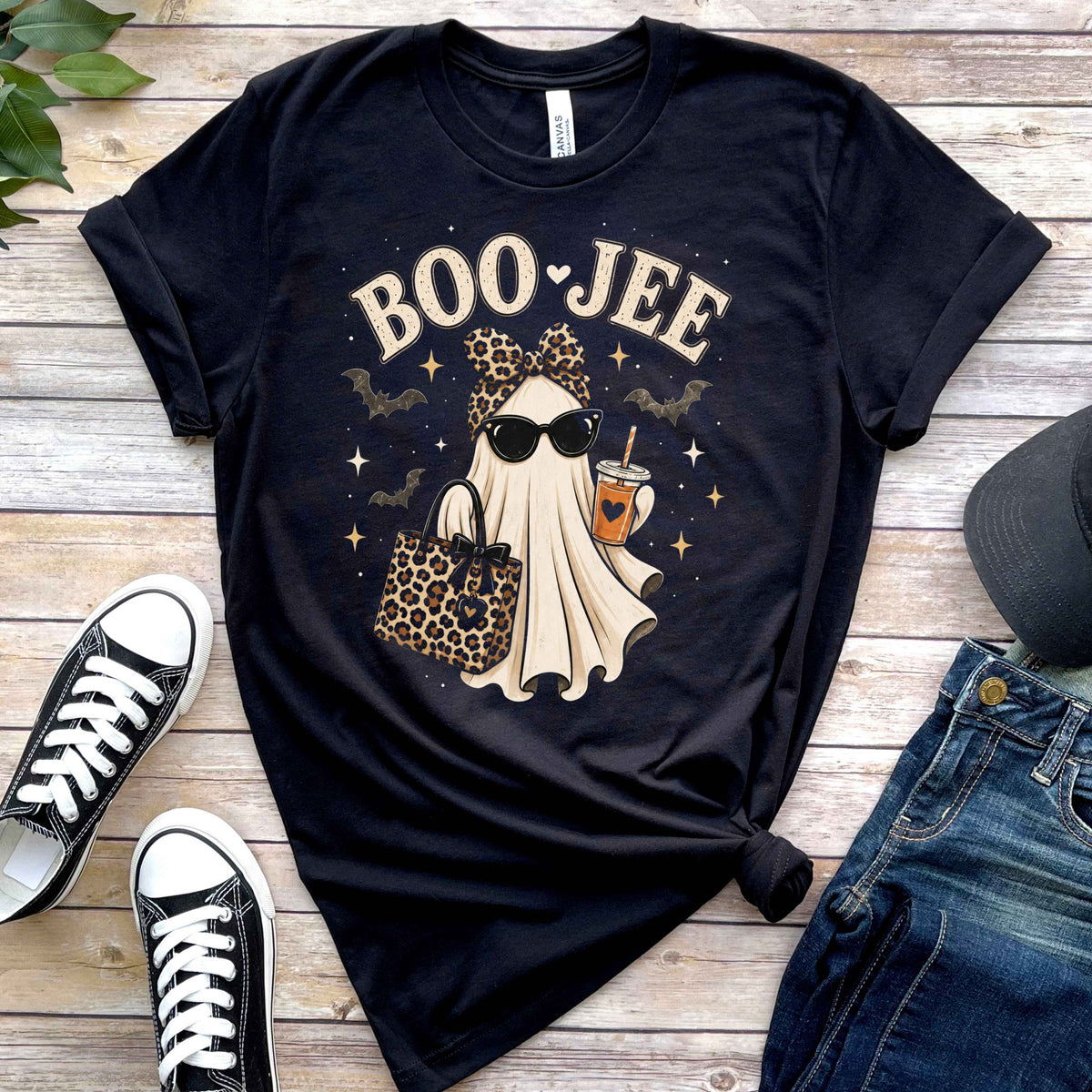 Boo-Jee Ghost Ladies’ T-Shirt