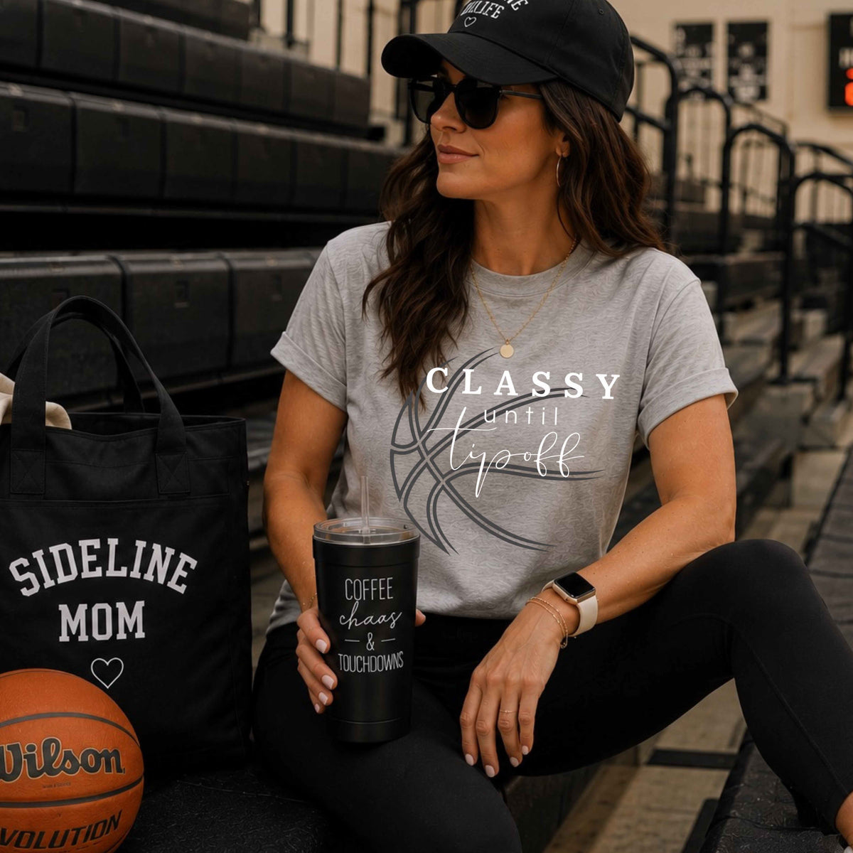 Classy Until Tipoff Ladies' T-Shirt