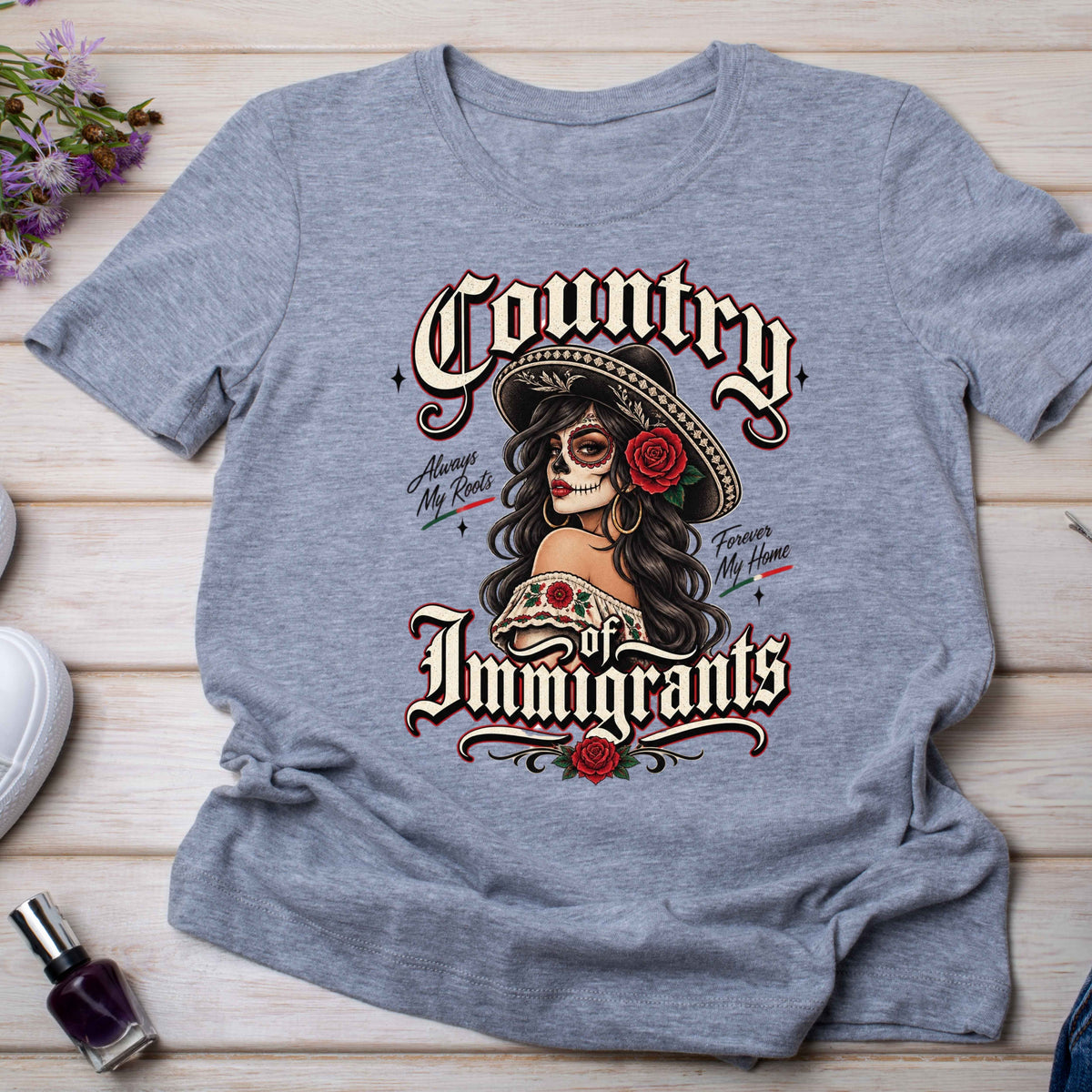 Proud Immigrant Roots Unisex T-Shirt