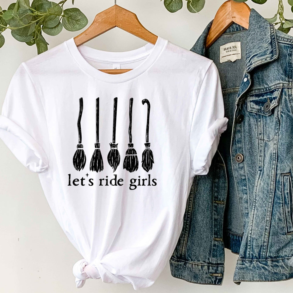 Let’s Ride Girls Witchy Ladies’ T-Shirt