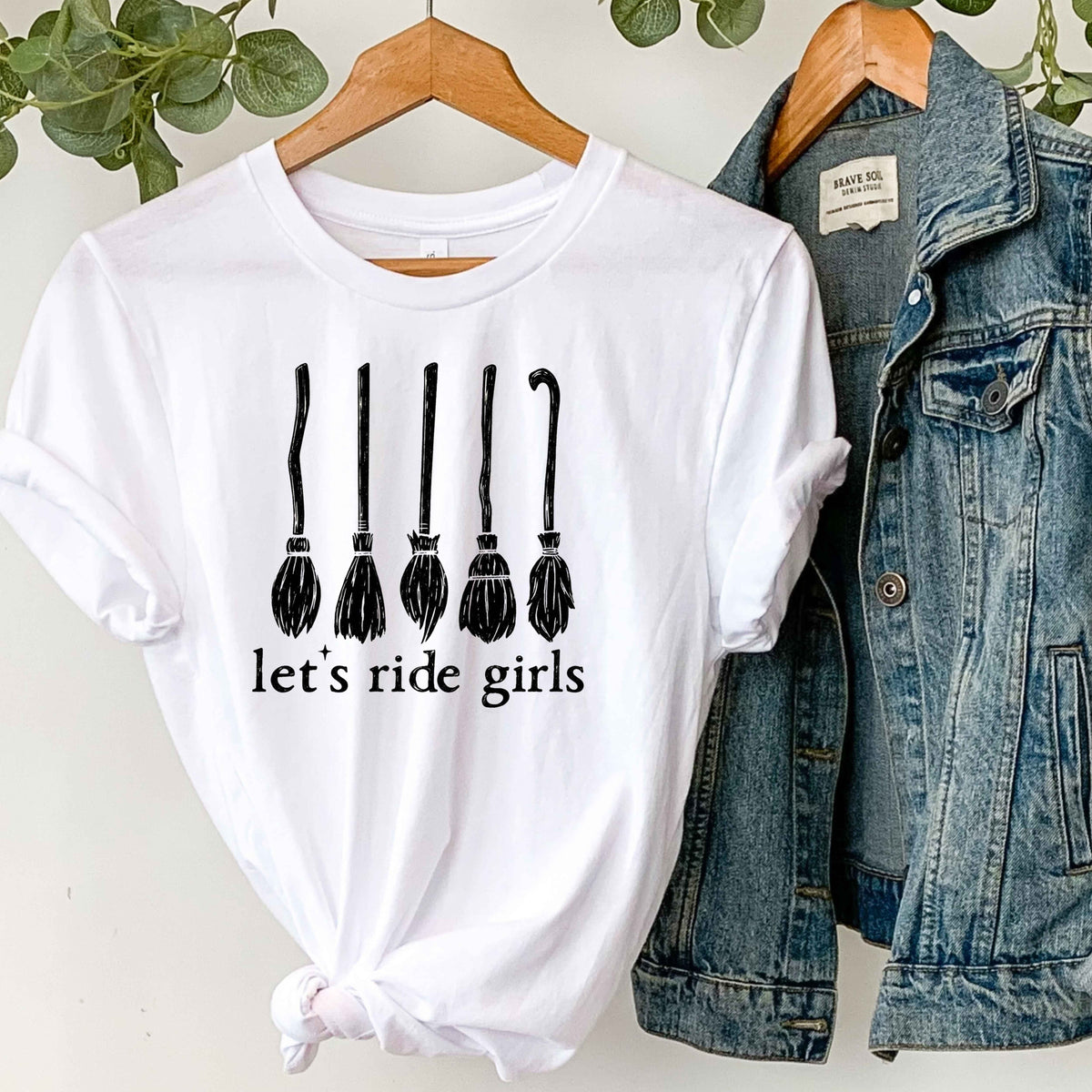 Let’s Ride Girls Witchy Ladies’ T-Shirt