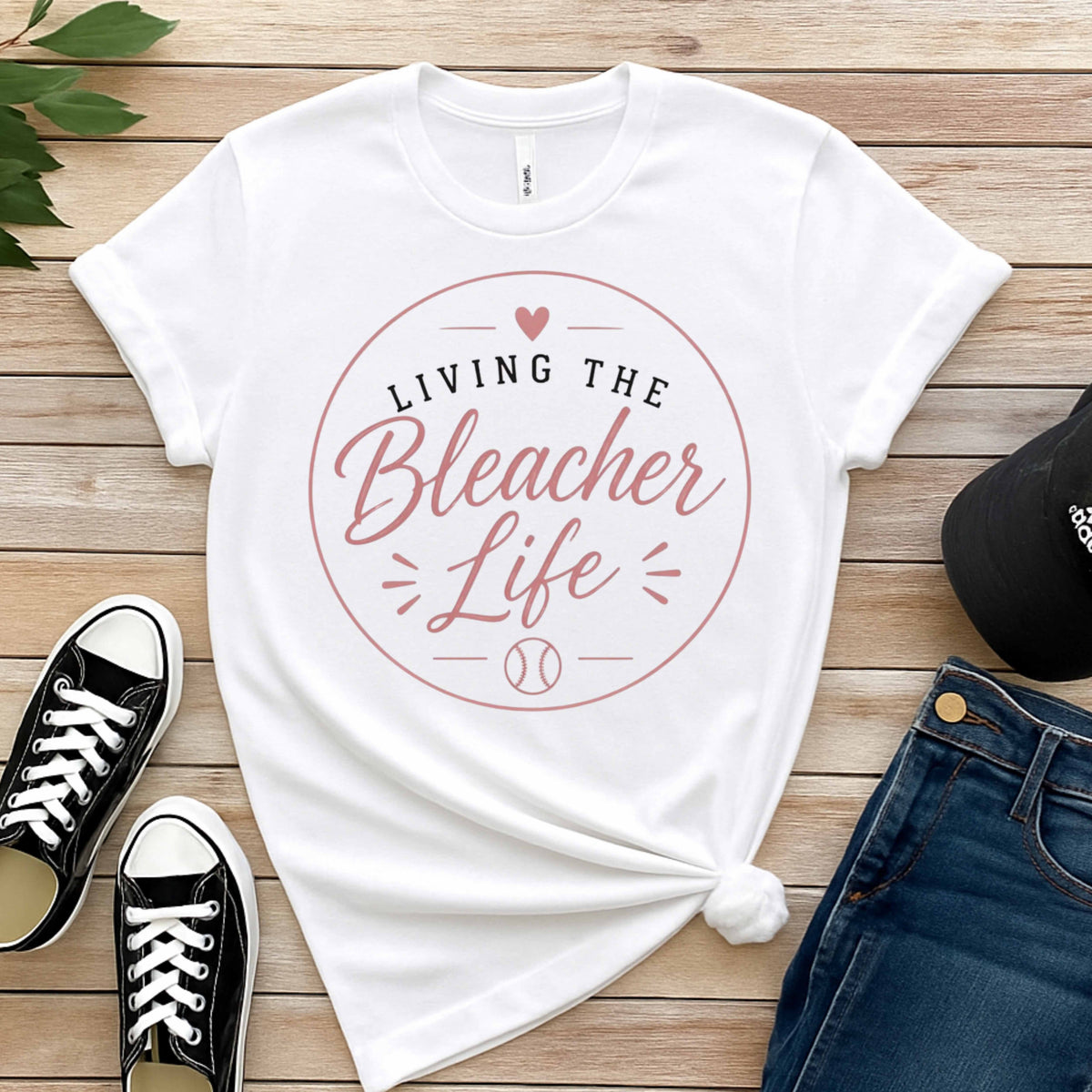 Living The Bleacher Life Ladies' T-Shirt