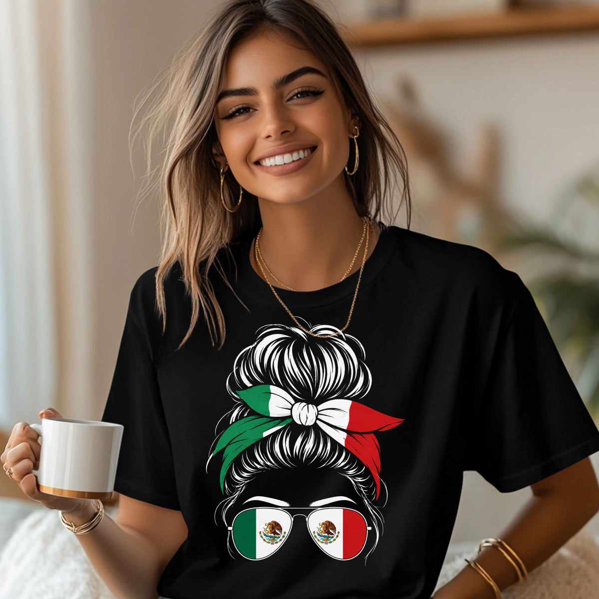 Women's Mexican Flag Shirt