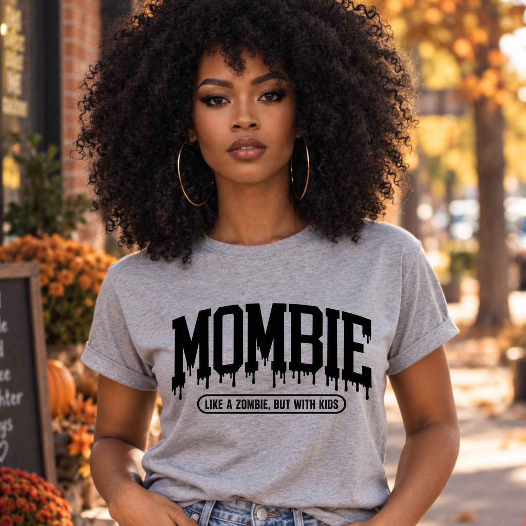 Mombie – Like a Zombie, But With Kids Ladies’ T-Shirt
