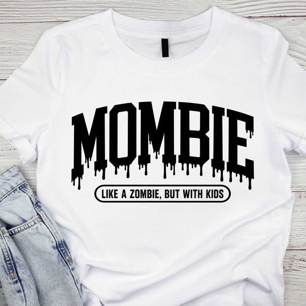 Mombie – Like a Zombie, But With Kids Ladies’ T-Shirt