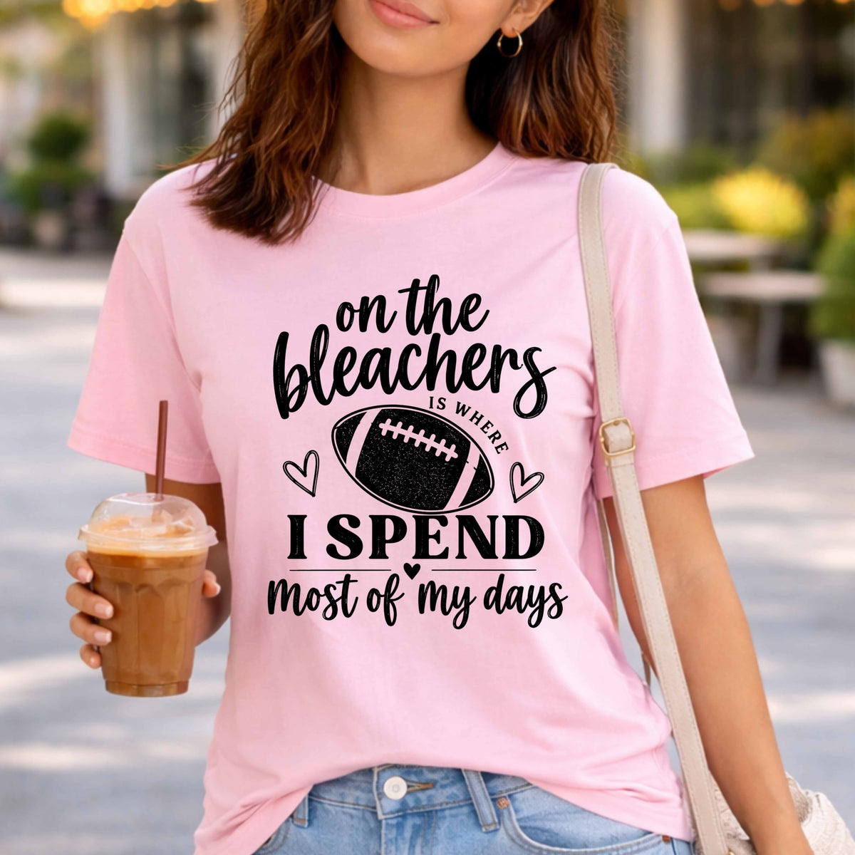 On The Bleachers Football Ladies'  T-Shirt