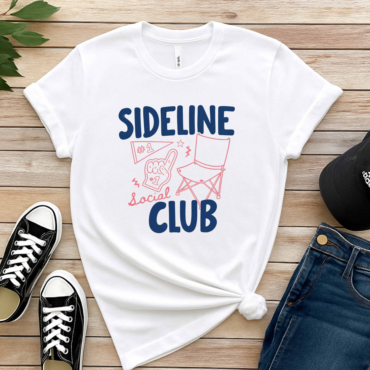 Sideline Social Club  Ladies' T-Shirt